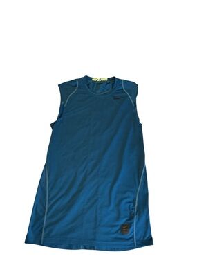 Nike Pro Blue Sleeveless Athletic Top